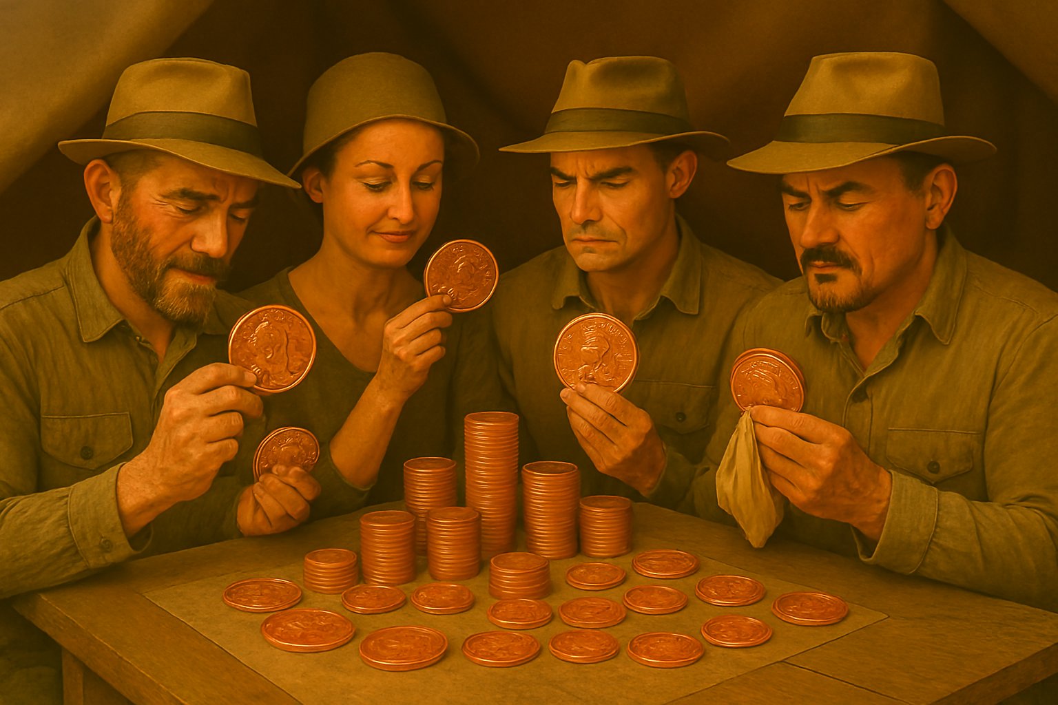 Copper Coins Collection – .999 Fine Bullion with Deep Strikes & American Themes