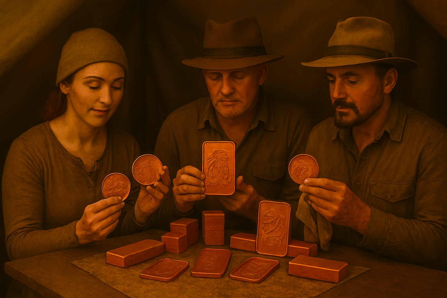 Themed One Ounce Fine .999 Copper Coins and Bars