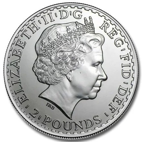 2010 Great Britain Britannia 1 oz Coin BU Corinthian Majesty in Britannia Silver