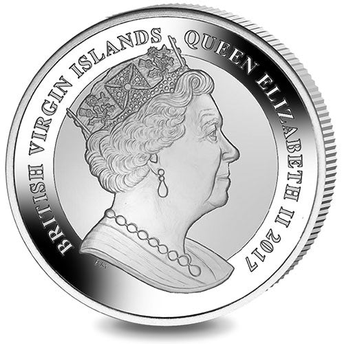 2017-P British Virgin Islands 1 oz Silver Pegasus Reverse Proof – Mythic Beauty