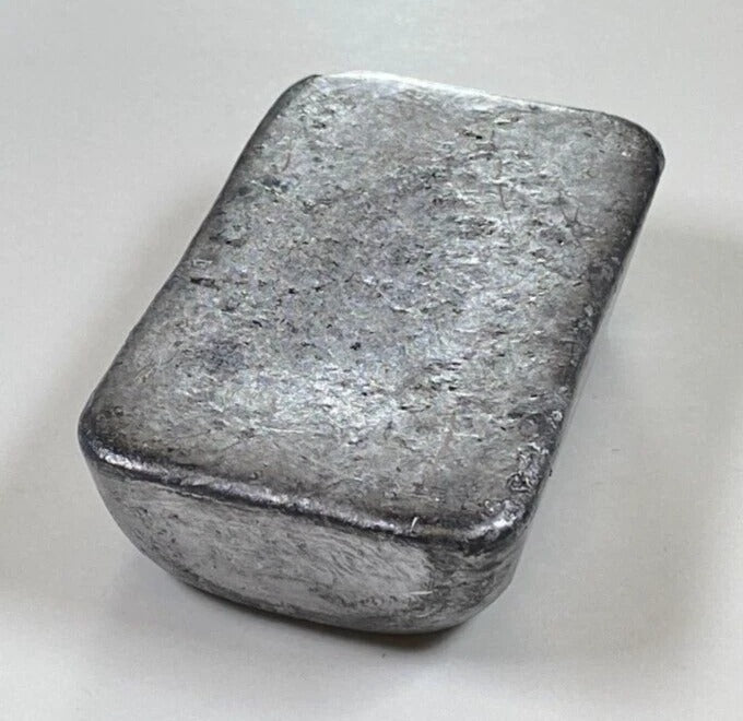 Pewter Bullion Loaf Style Ingot * 2.79Pounds * 95% Pure Bullion * Smooth Finish (Copy)