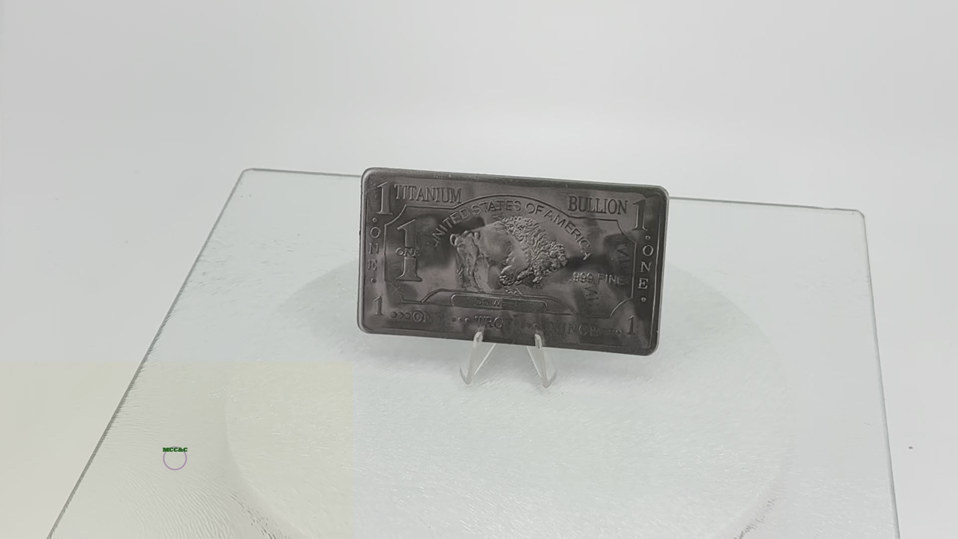 Ultra-Rare Strike Error: CMC Mint Titanium Buffalo Art Bar * A Collector’s Dream