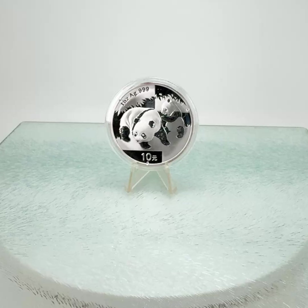 2008 Chinese Silver Panda * 30g 10 Yuan * BU .999 Fine Silver Bullion Coin * Plus Free Capsule (Copy)