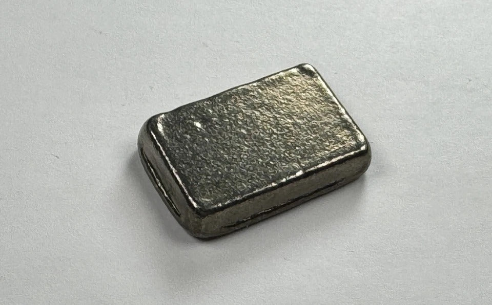 Tin Bars * Loaf Style Ingots * 1.15 to 1.20 ounce * 99.9 Bullion * Smooth Finish