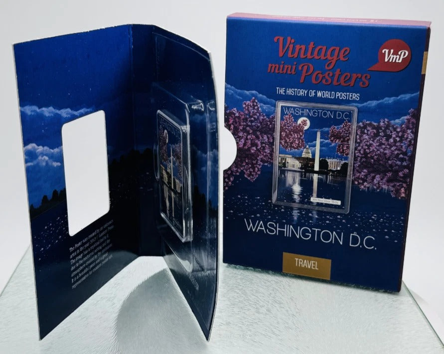 Niue 2015 $1 Vintage Mini Posters “Washington D.C.” – PAMP Suisse 1/2 Oz Silver Bar