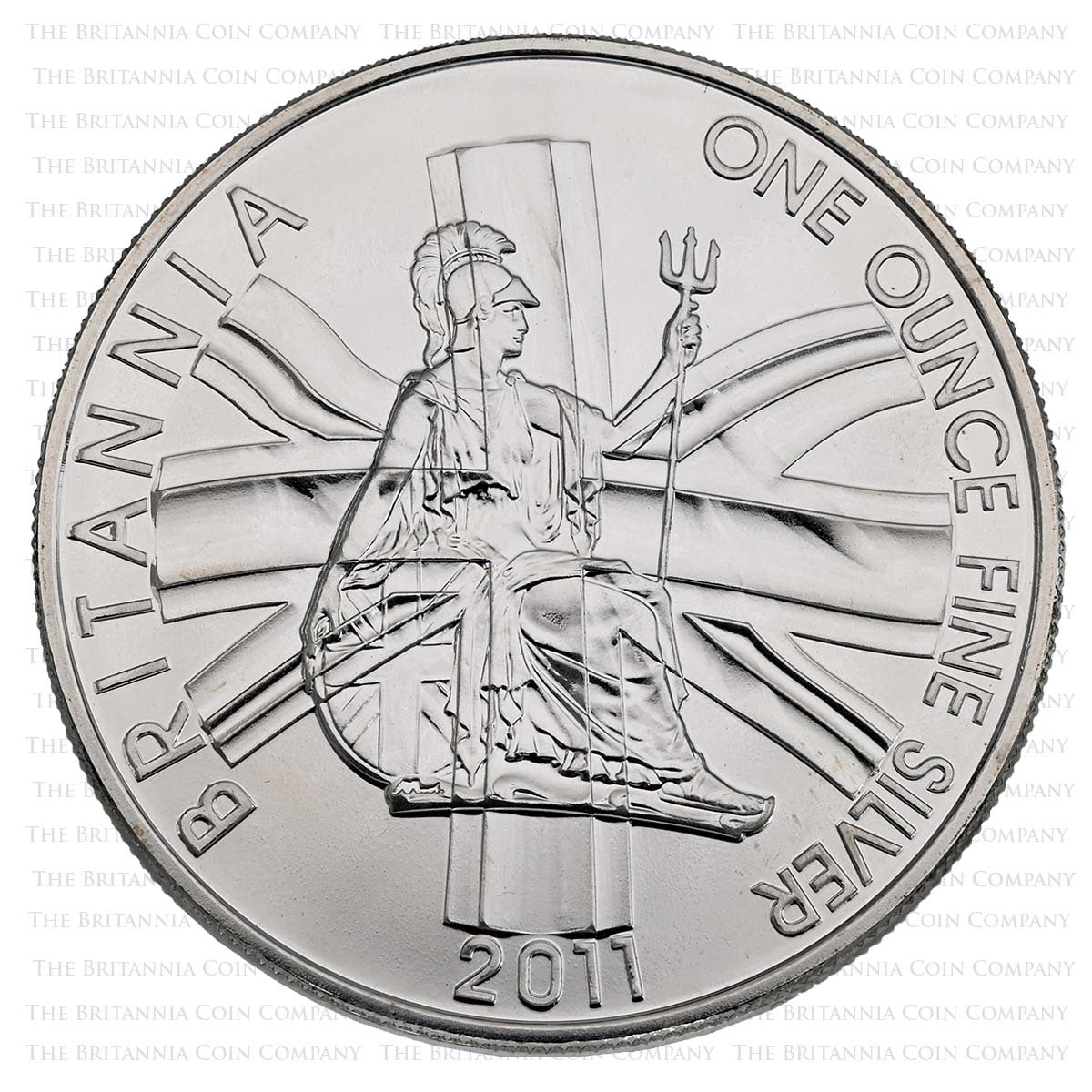 2011 Great Britain Britannia 1 oz Silver Coin * BU Condition Plus Free Capsule