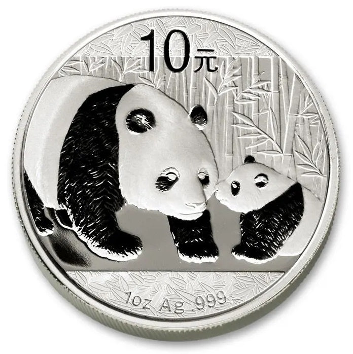 2011 Chinese Silver Panda * 30g 10 Yuan * BU .999 Fine Silver Bullion Coin * Plus Free Capsule