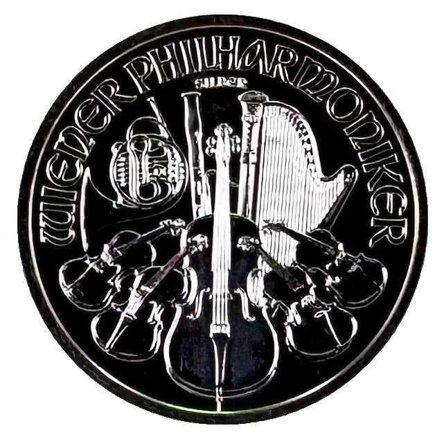 2013 Austrian Philharmonic Coin * 1oz Fine Silver * BU Condition + Free Capsule