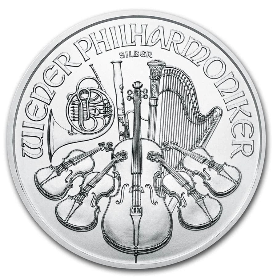 2013 Austrian Philharmonic Coin * 1oz Fine Silver * BU Condition + Free Capsule