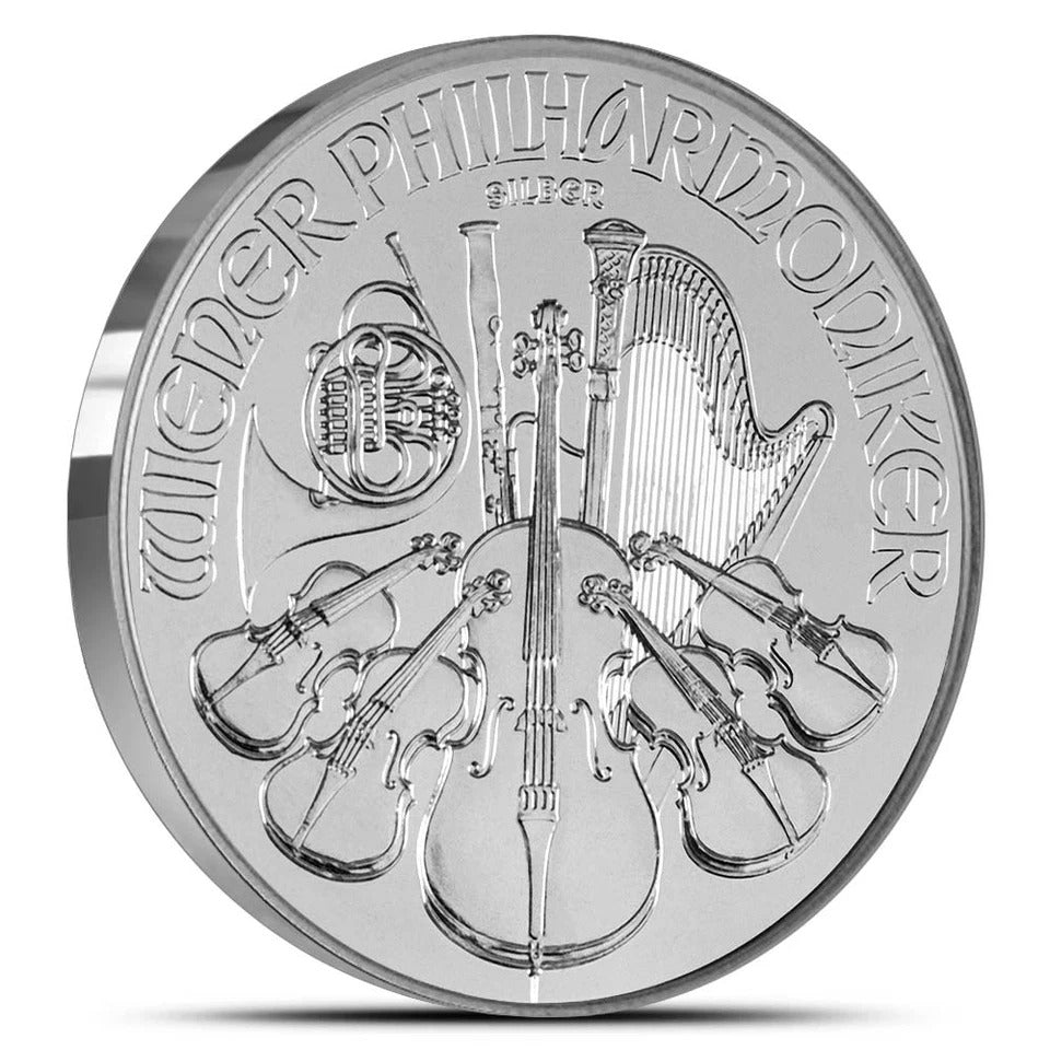 2013 Austrian Philharmonic Coin * 1oz Fine Silver * BU Condition + Free Capsule
