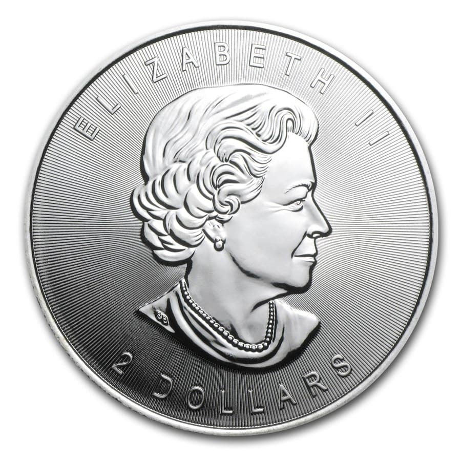 2015 Canada 3/4 oz Grey Wolf BU Silver Coin * Grey Wolf Series * Free Capsule