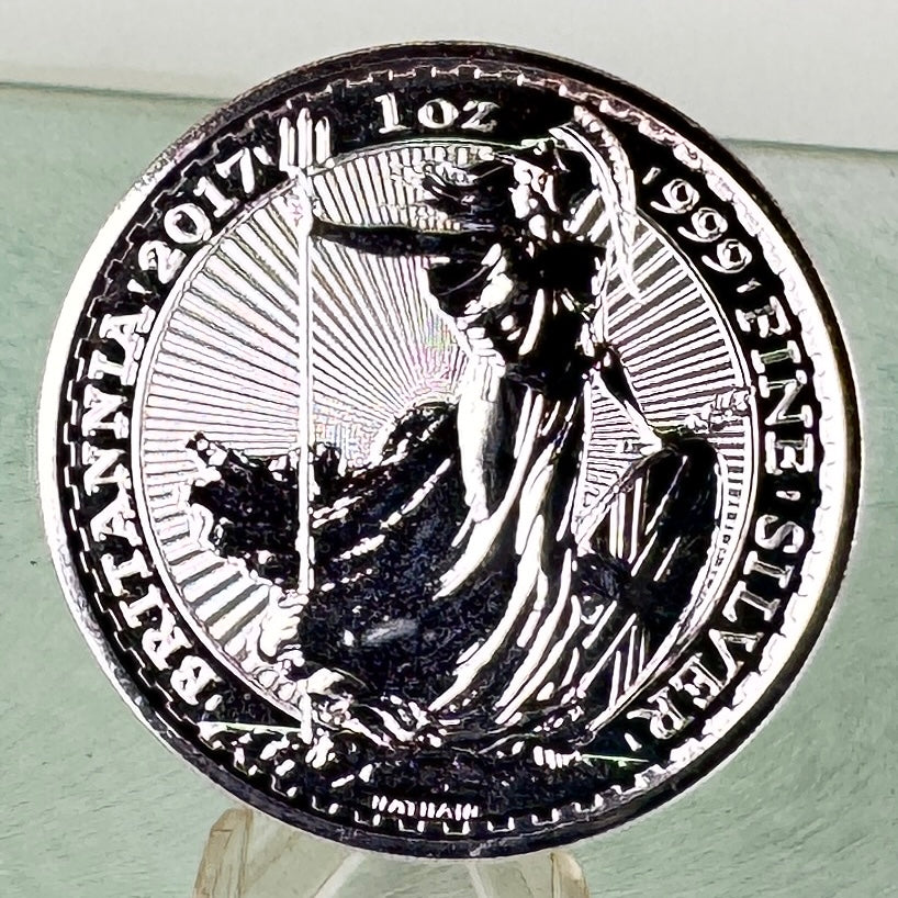 2017 Great Britain Britannia 1 oz Silver Coin * BU * 20th Anniversary Key Date