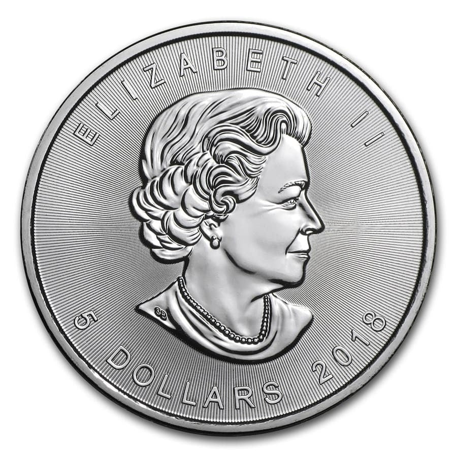 2018 Canada Silver Maple Leaf Reverse Proof * Maple Leaf Privy * Free Capsule