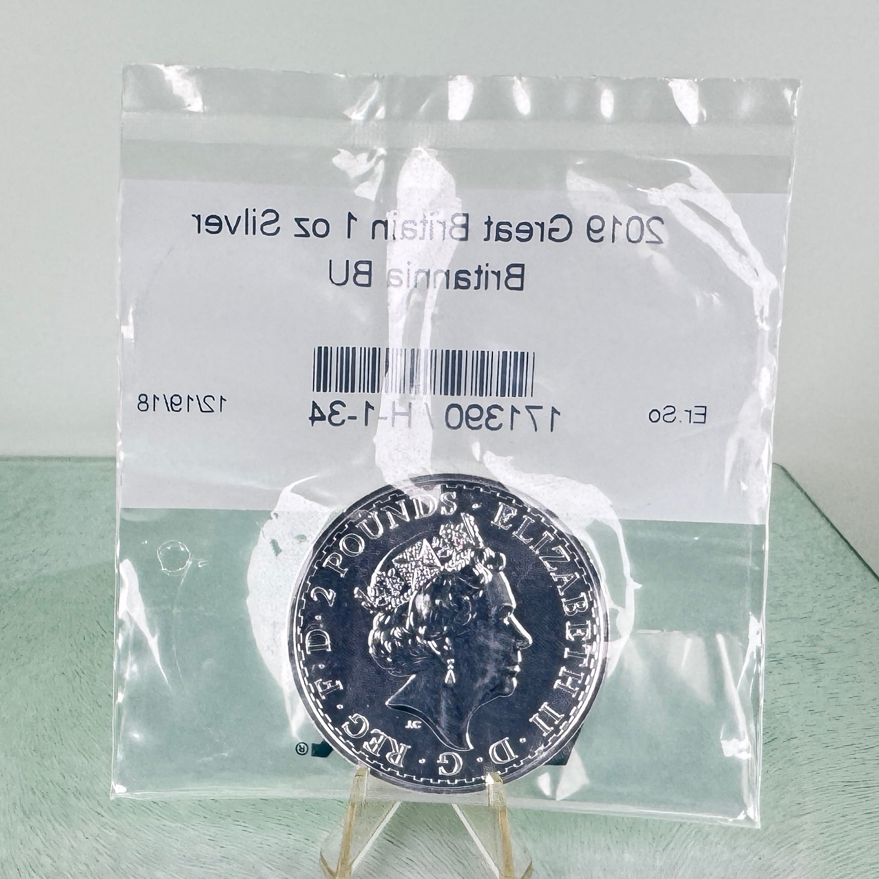 2019 Great Britain Britannia £2 * 1 oz .999 Fine Silver * APMEX Sealed Key Date