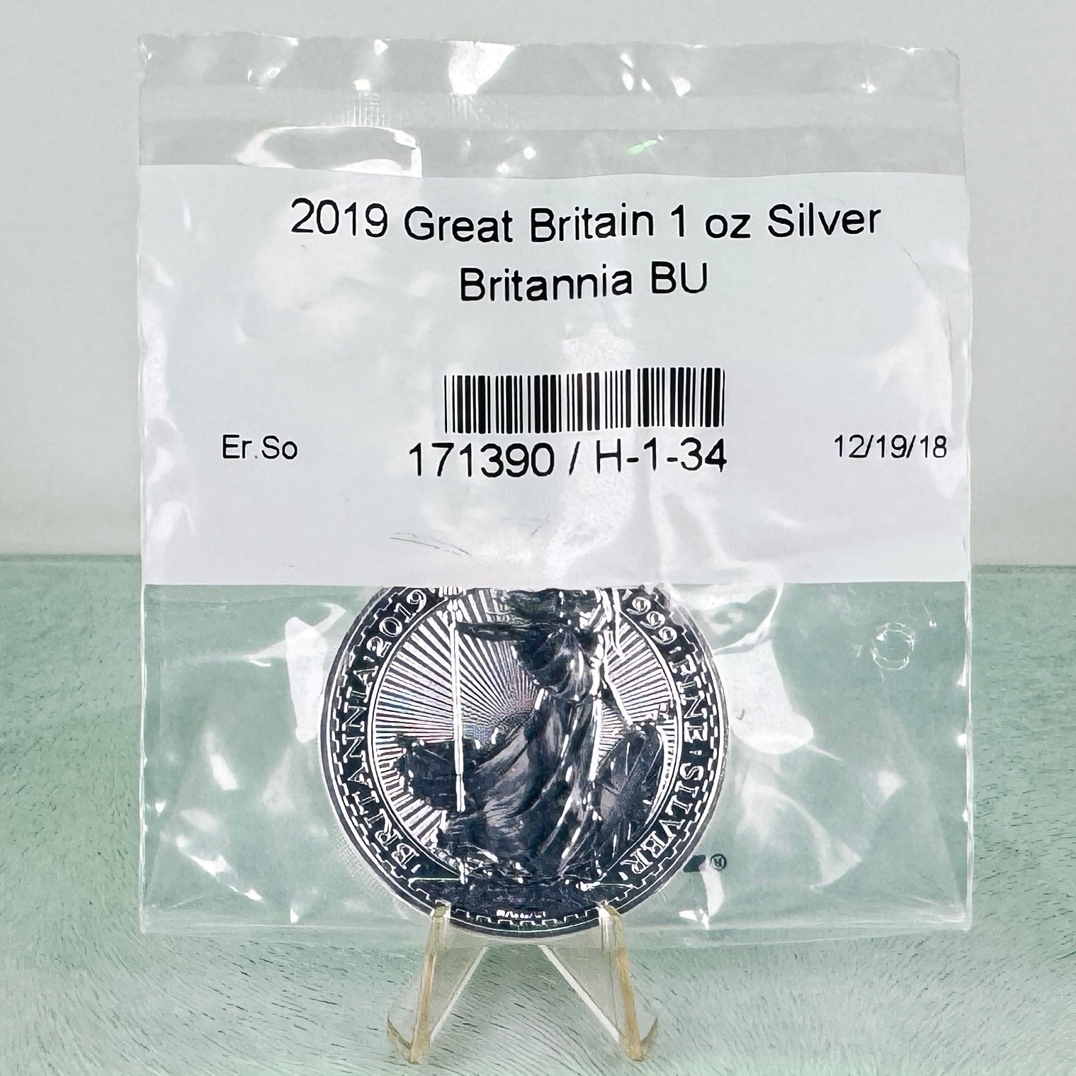2019 Great Britain Britannia £2 * 1 oz .999 Fine Silver * APMEX Sealed Key Date