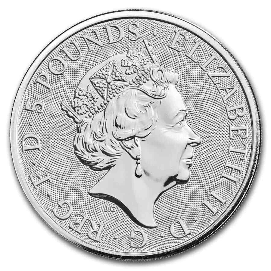 2019 British Queen’s Beasts * Falcon of the Plantagenets 2 oz Silver Coin (.9999) Fine Bullion