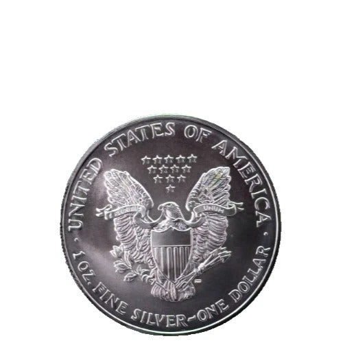 2004 American Silver Eagle * Near Perfect Strike * Subtle Pinkish Rainbow Rim * Plus Free Capsule