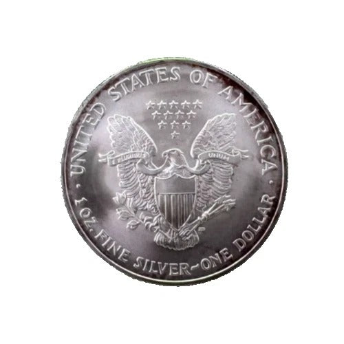 2006 American Silver Eagle * Near Perfect Strike * Rainbow Tone * Plus Free Capsule