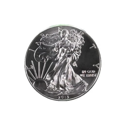2013 American Silver Eagle * 1 oz .999 Fine Silver * BU Condition * Free Capsule