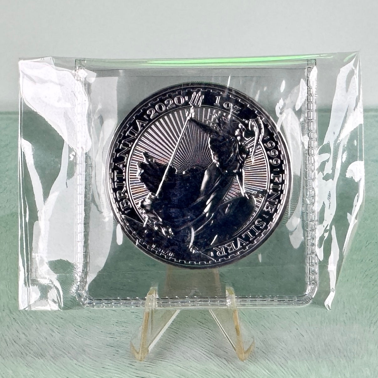 2020 Great Britain Britannia £2 * 1 oz .999 Fine Silver * Original Mint Sleeve