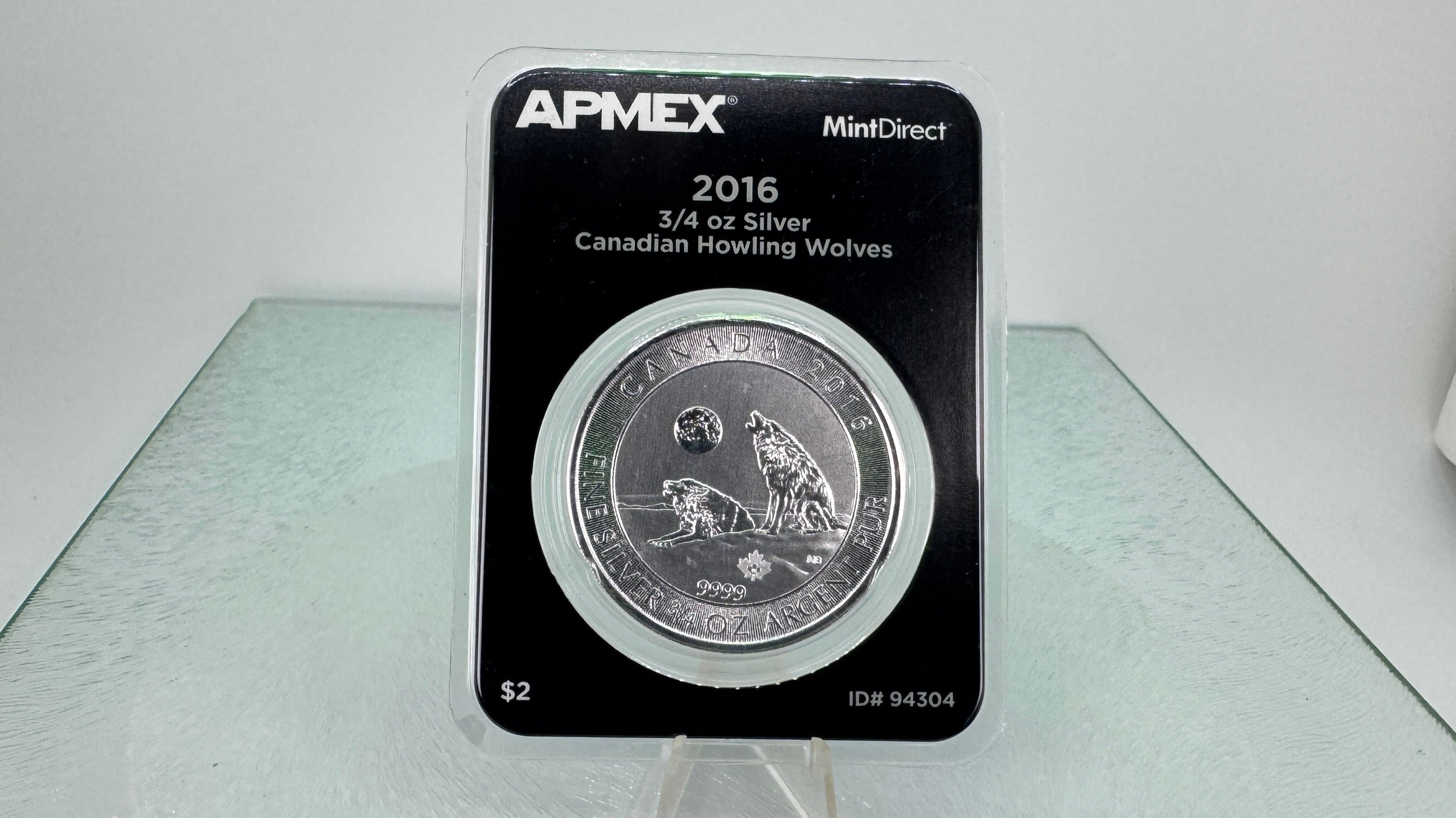 2016 Canada $2 Two Howling Wolves * 3/4 oz .9999 Fine Silver * APMEX Mint Direct®