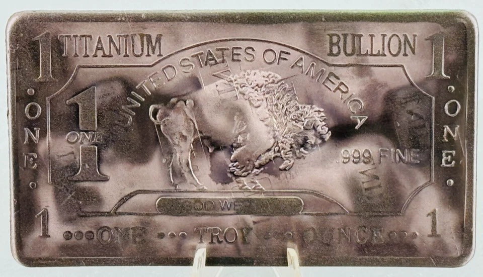 Ultra-Rare Strike Error: CMC Mint Titanium Buffalo Art Bar * A Collector’s Dream