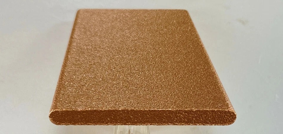 Copper Bitcoin Art Bar * One Pound .999 Fine Bullion * Sand Blasted Finish