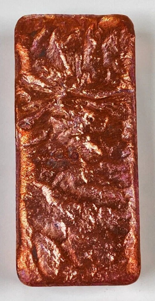 Copper Bars * Loaf Style Ingot * 1.24 Lbs. * 99.9 Bullion * Smooth Finish