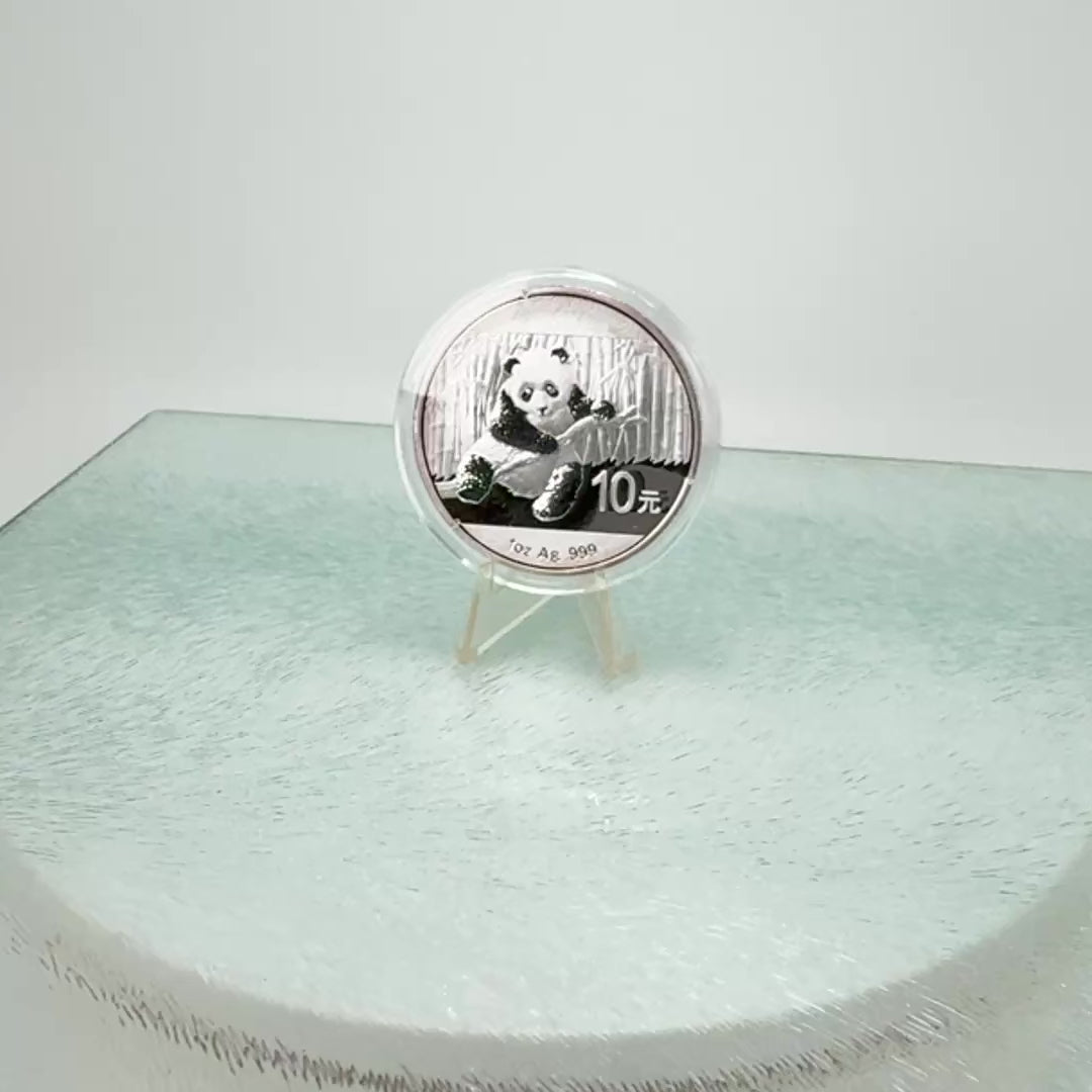 2014 Chinese Silver Panda * 30g 10 Yuan * BU .999 Fine Silver Bullion Coin * Plus Free Capsule (Copy)