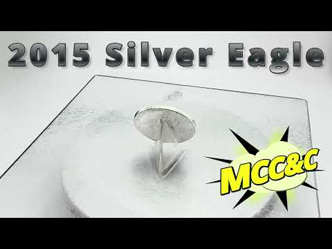 2015 American Silver Eagle * 1 oz .999 Fine Silver * BU Condition * Plus Free Capsule