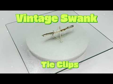 Vintage Swank Gold-Tone Scimitar Sword Tie Clip – Elegant & Distinctive Design