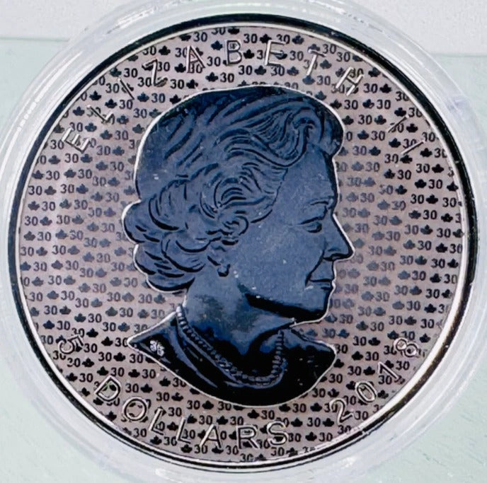 2018 Silver Maple Leaf Proof * 30th Anniversary Special Release * Deep Cameo * Plus Free Capsule