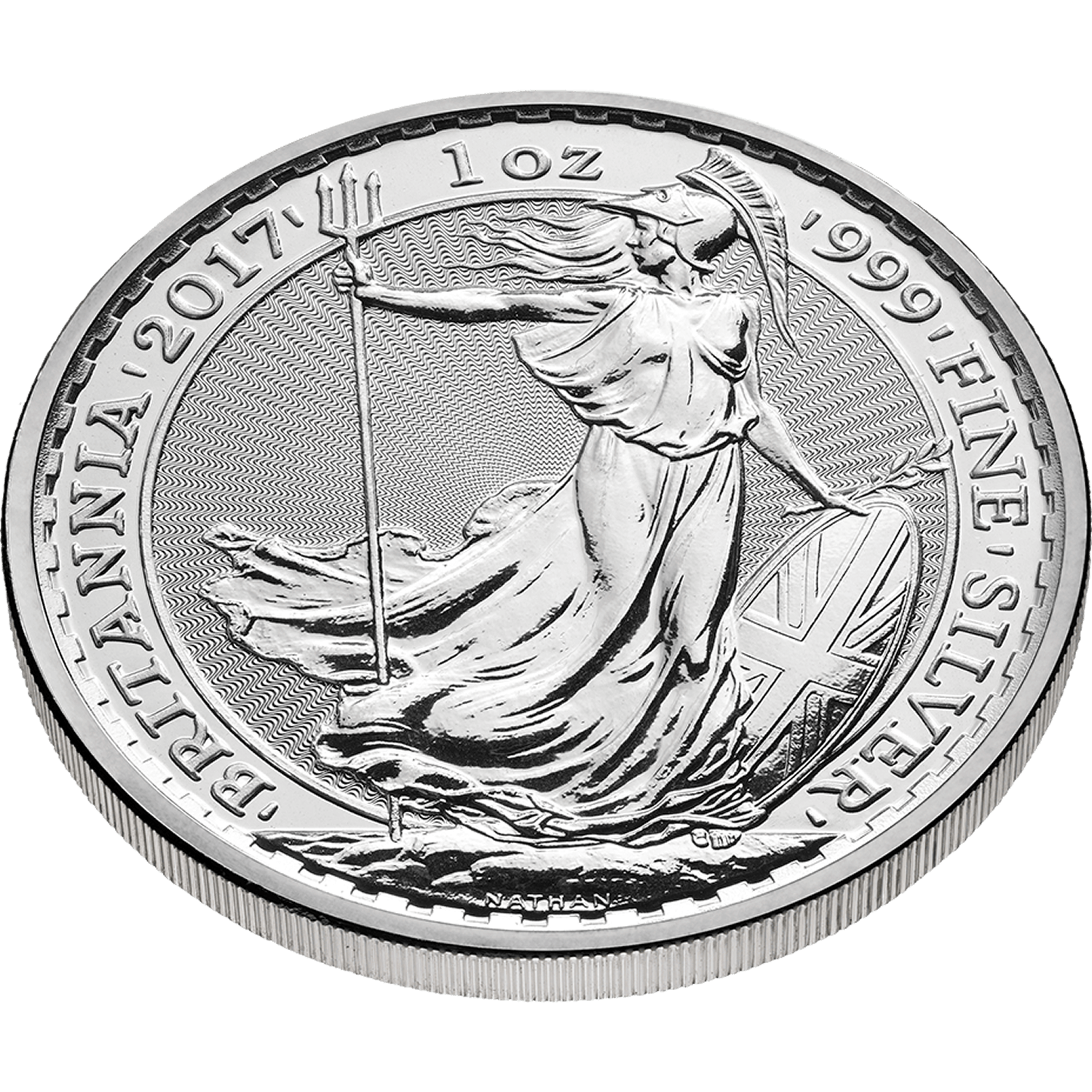 2017 Great Britain Britannia 1 oz Silver Coin * BU * 20th Anniversary Key Date