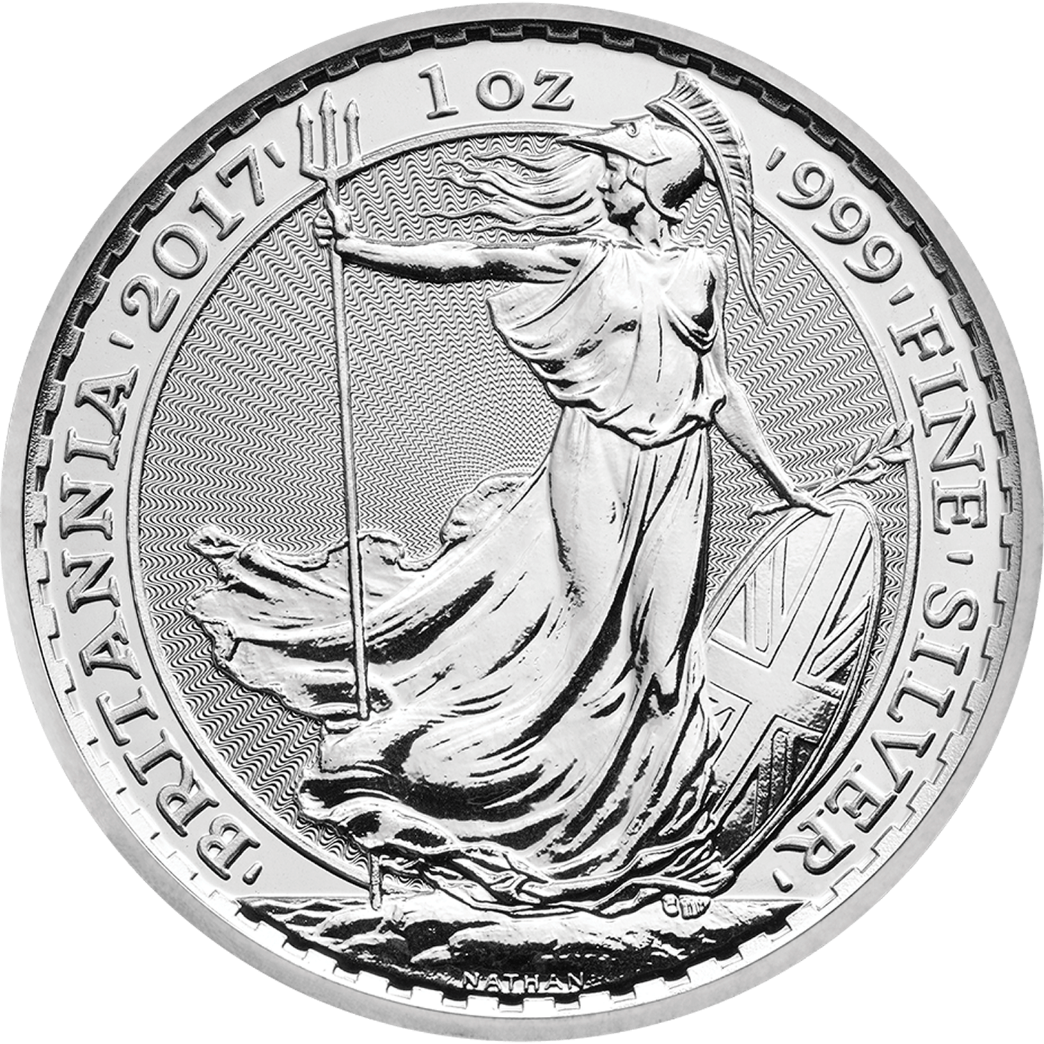 2017 Great Britain Britannia 1 oz Silver Coin * BU * 20th Anniversary Key Date