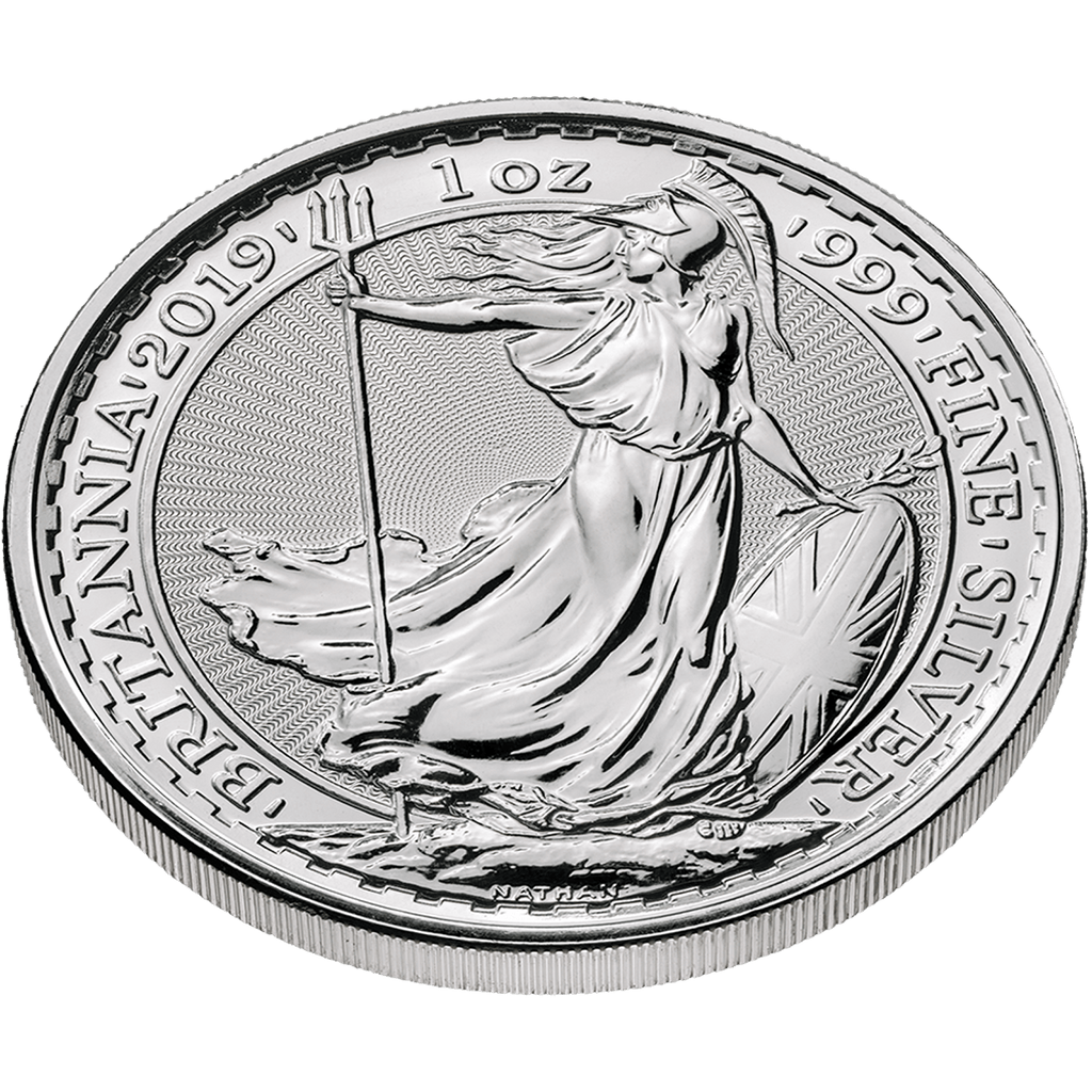 2019 Great Britain Britannia £2 * 1 oz .999 Fine Silver * APMEX Sealed Key Date