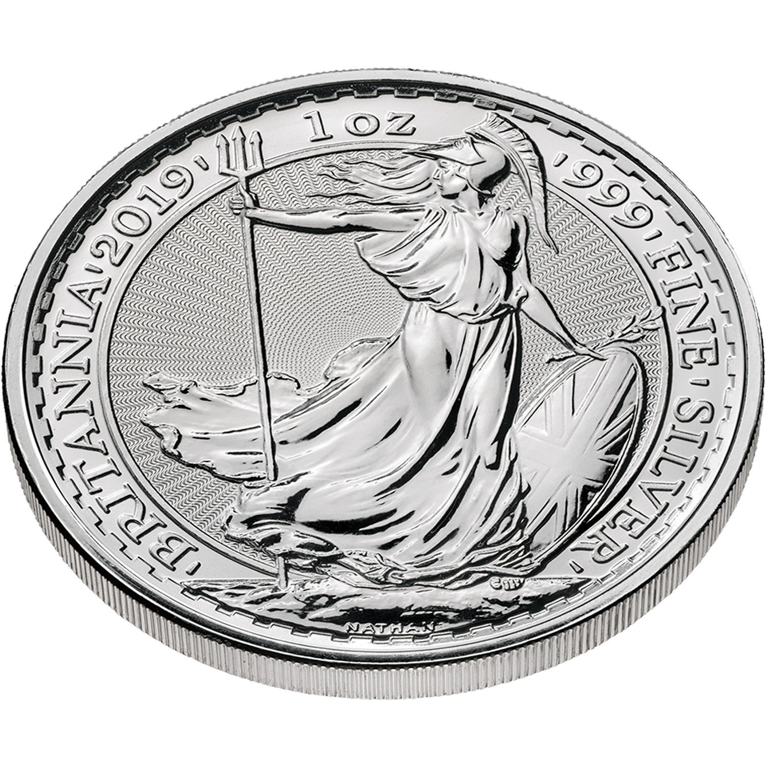 2019 Great Britain Britannia £2 * 1 oz .999 Fine Silver * APMEX Sealed Key Date