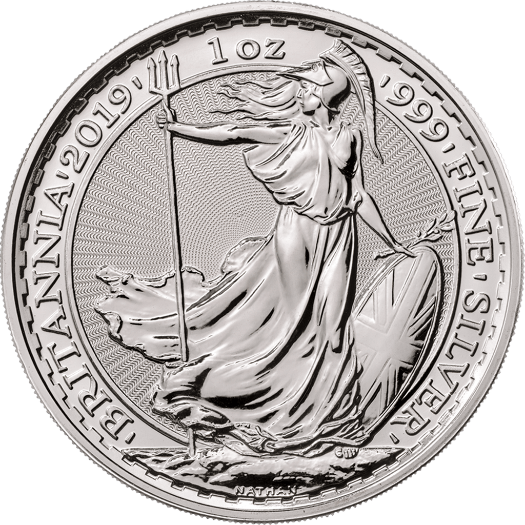 2019 Great Britain Britannia £2 * 1 oz .999 Fine Silver * APMEX Sealed Key Date